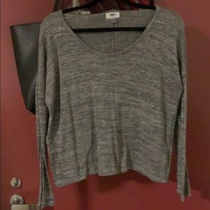 Grey old navy thin sweater